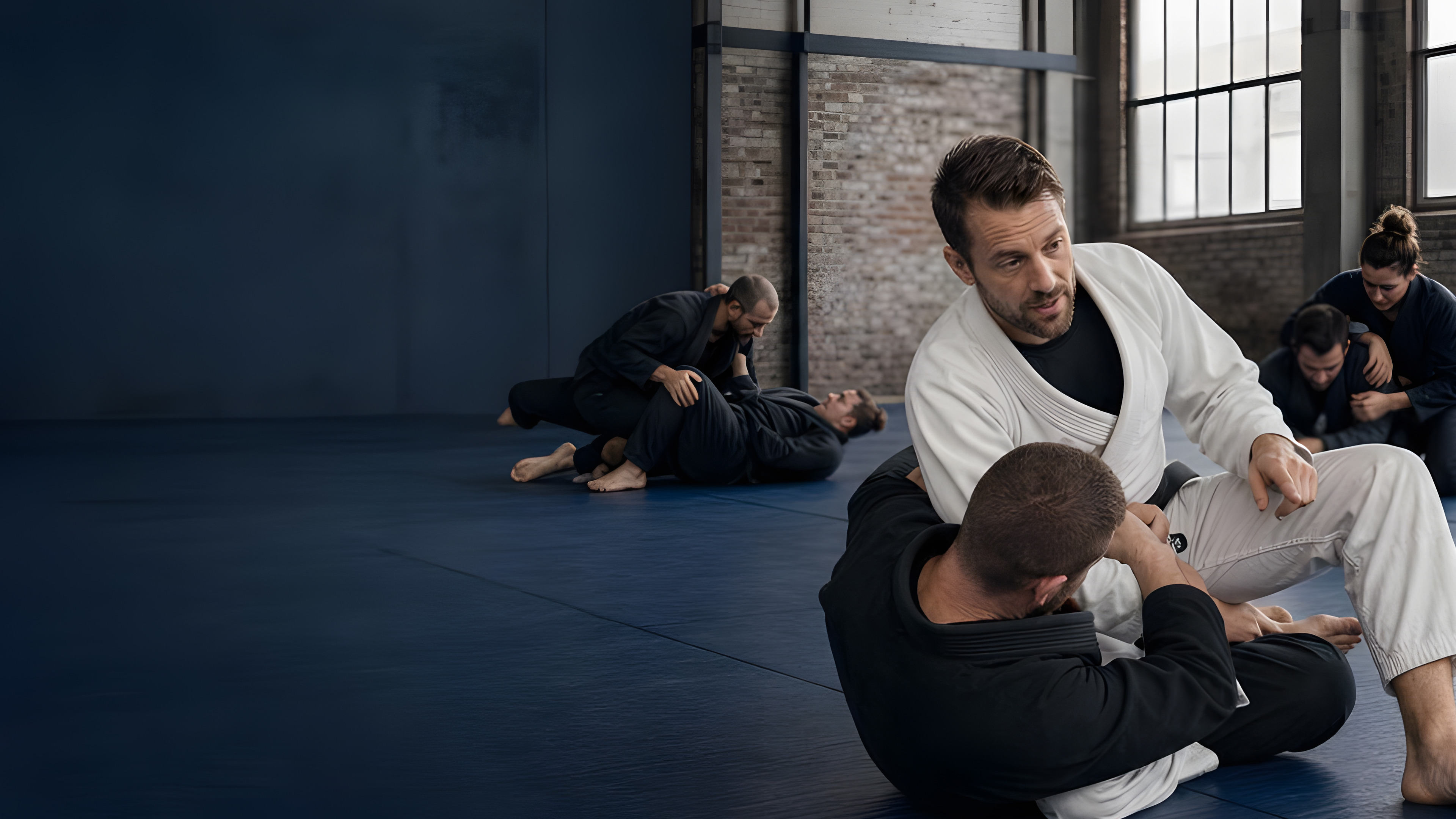 BJJ Animals leden trainen samen op de mat
